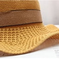 thumbnail image 6 of BYHONG Womens Summer Dress Hat Wide Leaf Flower Bridal Shower Hat Sun Hats Beach Hat Sun Hats Yellow, 6 of 8