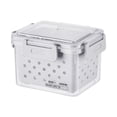 thumbnail image 1 of Contenedor organizador para almacenar frutas y verduras en el refrigerador, ideal para mantener productos frescos, como lechuga, carne y frutas. S, 1 of 8