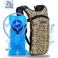 thumbnail image 2 of Sojourner Hydration Pack, Hydration Backpack Cheetah- with 2l Hydration Bladder, Festival Essential - Rave Hydration Pack Hydropack Hydro for hiking, halloween, running, biking, festival gear, 2 of 7
