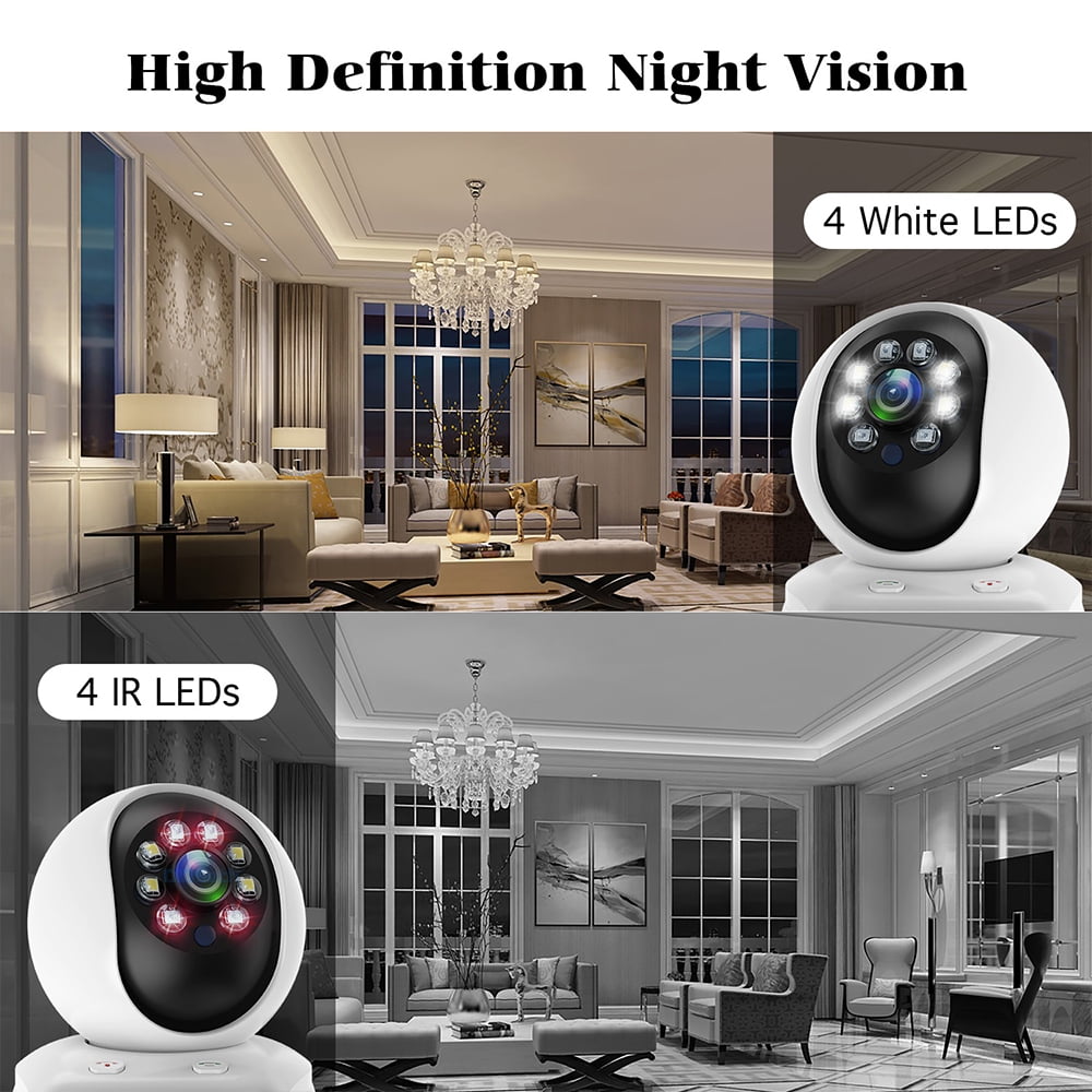 DIDSeth 3MP Baby Monitor WiFi IP Camera 360° Video Calling Mother Kids Active Call Active Answer