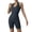 BMN39-Dark Gray, variant on One Piece Jumpsuits For Women Halter Sleeveless Backless Bodycon Shorts Jumpsuits Bodysuit Catsuit Ribbed Sports Romper Coffee S