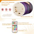 thumbnail image 5 of Yayeee Flameless Candles with Remote Flickering Battery Operated Multi Color Changing, Black Neon Road, 5 of 7