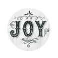 thumbnail image 2 of POGLIP 60 inch Round Beach Towel Blanket Word Joy Merry Christmas Retro Hand Lettering and This Travel Circle Circular Towels Mat Tapestry Beach Throw, 2 of 2