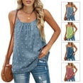 thumbnail image 3 of Chaleco de algodón Sonducket para mujer sin mangas de Cuello ajustable color azul claro, 3 of 6