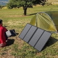 thumbnail image 3 of Cargador de panel solar plegable de 60 W con salida de 18 V CC (11 conectores) para estaciones de energía portátiles de 100 W ~ 350 W Jackery/Rockpals/Flashfish/Enginstar, generador solar portátil par, 3 of 5