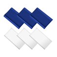 thumbnail image 2 of TidBay 3Pcs Rectangle Tablecloth And Satin Table Runner 108 Inch Folding Plastic Tablecloths Stain Resistant Table Cover for Parties Weddings Restaurants, 2 of 8