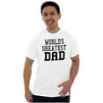 thumbnail image 3 of Father's Day World's Greatest Dad Men's Graphic T Shirt Tees Brisco Brands X, 3 of 5
