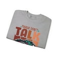 thumbnail image 3 of Glamour Queen Unisex Heavy Blend™ "Crewneck Sweatshirt Please Don't Talk" Logo, Sport Grey, 3 of 4