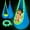 Blue with led, variant on Vyrelis Kids Pod Swing Hanging Seat Child Hammock Chair with Inflatable Pillow,Sensory Swing Chair for Outdoor and Indoor, Max 176 lbs(Blue)