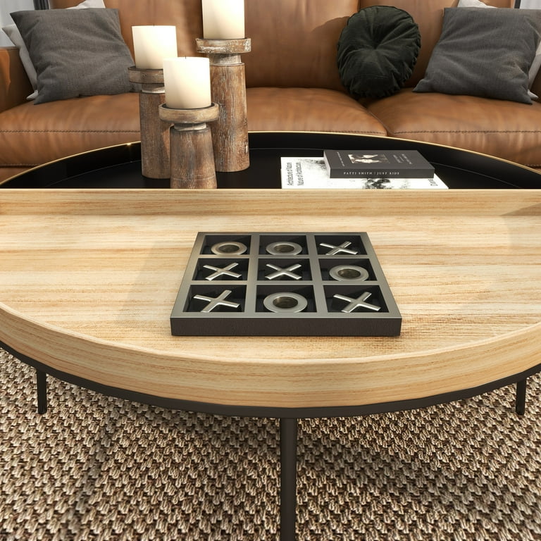 バーティーゲーム DecMode Tic Tac Toe Game Set - Contemporary Style - Walmart.com