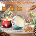 thumbnail image 2 of 16PCS Velas Navideñas Decorativas, Velas Aromaticas, Vela de cera de soja Aroma, 2 Onzas, Ardor de larga Duración, para Navidad, San Valentín, Aniversario, Día de la Madre, 2 of 3