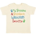 thumbnail image 3 of Inktastic Wisconsin Grandma Loves Me Boys or Girls Toddler T-Shirt, 3 of 5