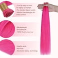 thumbnail image 2 of Extensiones de cabello GOO GOO Colored I Tip 20 cm 50 g 50S Hot Pink, 2 of 8