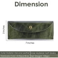 thumbnail image 4 of Estuche Vintage para Lentes de Sol TheAntiq en Cuero Suave Verde, 4 of 9