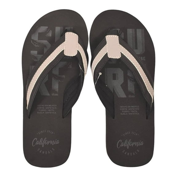 Sandalias California Talla 27 Negro