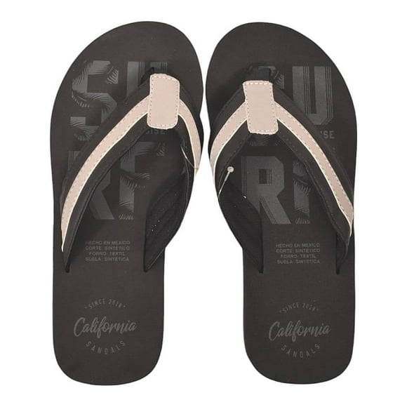 Sandalias California Talla 25 Negro