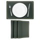 thumbnail image 1 of 4 Piezas de Manteles de Cuero Sintético para Mesa de Cena, Manteles Rectangulares Resistentes al Calor (Línea Verde Dorada), 1 of 5