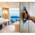thumbnail image 2 of SHAR Sliding barn door handle, black door handle set (2 pieces), 2 of 5