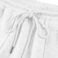 thumbnail image 6 of QQZ Flowy Wide Leg Cargo Joggers Pants For Women, Elastic Waist Drawstring Casual Track Pants, Daily Lounging Weekend Travel Outfits, 6 of 8