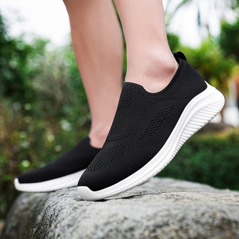 Safety Shoes For Men Mens Running Shoes Slip-on Walking Tennis Sneakers Lightweight Breathable Casual Soft I 1232670