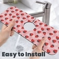 thumbnail image 6 of Sikiie Strawberries Splash Guard for Sink Faucet-1 PC Super Absorbent Fast Drying Mat Sink Gadgets-Splash Guard for Kitchen, Sink Mat, 6 of 7
