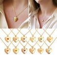 thumbnail image 5 of YongCo Multipurpose Heart Photo Box Necklace Fashionable Metal Birthstone Necklace Alloy Texture Suitable for Fashion Ladies, 5 of 21