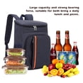 thumbnail image 2 of Mochila de almuerzo a prueba de fugas de gran capacidad de 18L Bolsa térmica grande Picnic Bolsa aislante fresca y cálida Bolsa de hombro para almacenamiento de alimentos y bebidas al aire libre, 2 of 7
