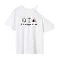 thumbnail image 1 of Camiseta básica para mujer, camiseta clásica de ajuste regular, camisetas de verano para viajes, viajes de trabajo S, 1 of 7