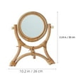 thumbnail image 2 of Raindrops Small Vanity Mirror Adjustable Angle for Wife in Home Decor 1Set, 2 of 8