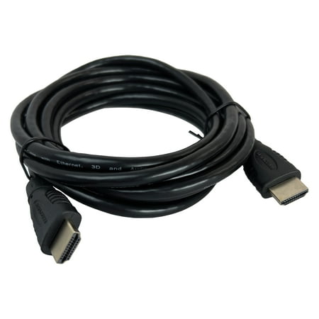 UPC: 0660559013236 | Datacomm 46-1009-BK 9  HDMI Audio/Video Cable Black DCM461009BK