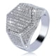 thumbnail image 1 of Nuevo anillo geométrico hexagonal de hip hop para hombre y mujer., 1 of 3