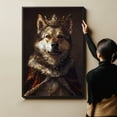 thumbnail image 6 of Dog Canvas Print Funny Swedish Vallhund Dog Painting Poster Vintage Wall Art Starry Night Artwork Picture for Bedroom Decor, 6 of 6