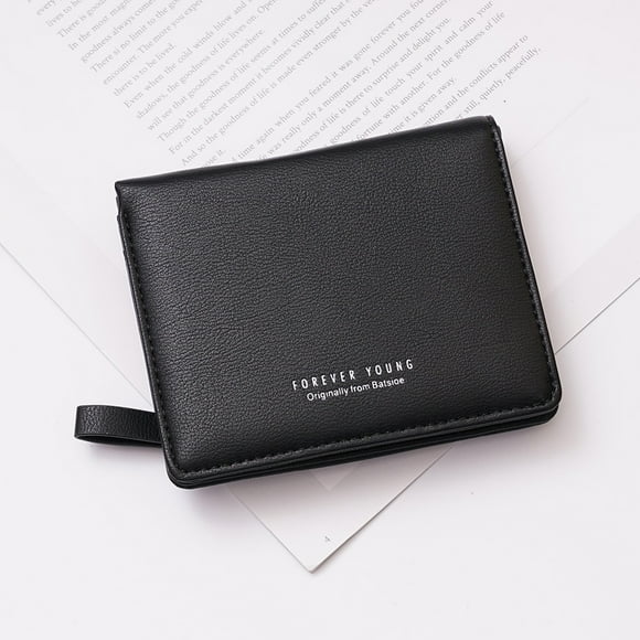 SMihono wallet woman and Card Holder Women Short Wallet Fresh Student Bag Multi-card Seat Buckle Coin Purse