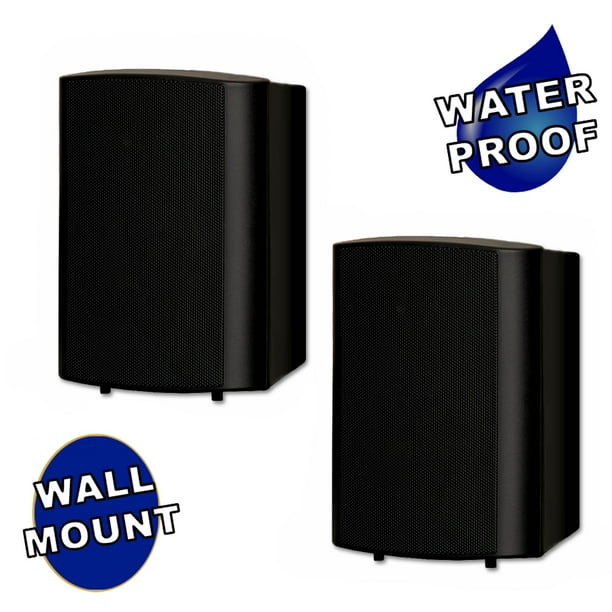 Theater Solutions TS425ODB Indoor or Outdoor Speakers Weatherproof