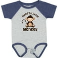 thumbnail image 3 of Inktastic Nana's Little Monkey Boys or Girls Baby Bodysuit, 3 of 5
