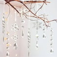 thumbnail image 3 of LQCrafK 18pcs Christmas Tree Decoration Crystal Ornaments Hanging Acrylic Snowflake Drop Ornaments for Christmas Tree Winter New Year Party Supplies, 3 of 8