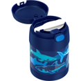 thumbnail image 4 of THERMOS FUNTAINER 10 Ounce Stainless Steel Vacuum Insulated Kids Food Jar with Spoon, Sharks, 4 of 5