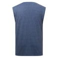 thumbnail image 5 of Afdoent Tank Tops Men Summer Fitness Broad Shoulder Casual Loose Fit Running Sleeveless Tank Top Beach Vacation, 5 of 5