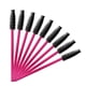 thumbnail image 5 of Guardurnaity 50 piezas cepillo de pestañas aplicador de varitas de nailon desechable rosa negro rosa negro 5Conjunto, 5 of 6