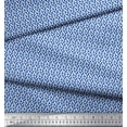 thumbnail image 3 of Soimoi Rayon Fabric Dolphin Small Print Fabric by The Yard 56 Inch Wide, 3 of 3