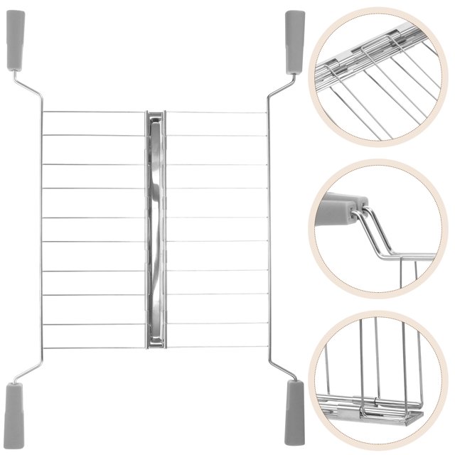 IFANLANDOR Support pour Machine à Pain Grille en Acier Inoxydable Facile à Nettoyer Lot de 1