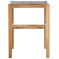 thumbnail image 4 of Safavieh Solana Modern Backless Wood and Leather Stools, Cognac/Natural, 4 of 5