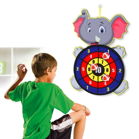 1 Set Hanging Targets Kids Gift Safety Device Early Educational Shooting Boards Leisure Time Sports Toys Cartoon Dartboard Set No.2
