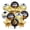 B, variant on 2026 Graduation Balloons Set - Pack 12, Black White & Gold Congratulations on 2026 Graduation Decorations Balloons, Congrats Grad Balloon, Grad Party Decor