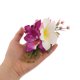 thumbnail image 5 of unbranded Clip De Con Flor Artificial Plumeria Tropical Para Y Estilo Veraniego, 5 of 7