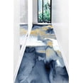 thumbnail image 3 of Modern Rugs, Large Rug, Navy Blue Rug, Accent Rugs, Luxury Rug, Blue And Gold Painting Rugs, Front Door Rugs, Hallway Rug, Car Mat Rug, 3.3'x5' - 100x150 cm, 3 of 8