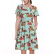 thumbnail image 1 of Balery Dachshund Christmas Play Vestidos sueltos de manga corta para mujer, vestidos de verano 2025, vestidos casuales de corte A con vuelo., 1 of 6