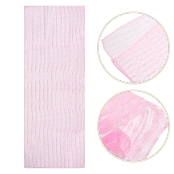 UPKOCH Japanese Shower Scrub Cloth Bath Cloth Towel Nylon Pink 1Set for Women Men