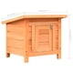 thumbnail image 3 of Casa para gatos VidaXL para exteriores, madera maciza marrón/verde, resistente a la intemperie, 3 of 9