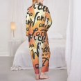 thumbnail image 6 of Wukai Not All Who Wander Are Lost Print Women's Pajama Set - Soft Long Sleeve Sleepwear for Comfort and Style-Medium, 6 of 9